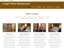 Tablet Screenshot of cegilhotel.com.br